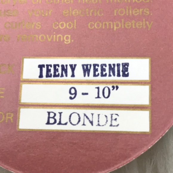 NWT Monique TEENIE WEENIE Round Cap Doll Wig SZ 9-10 100% HUMAN HAIR, Short Bob - Picture 7 of 7